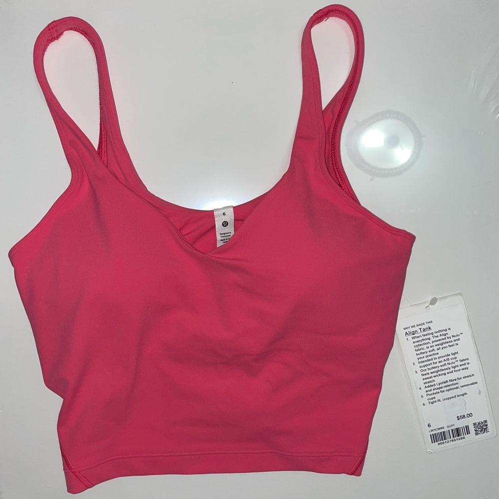NWT Guava Pink Lululemon Align Tank top